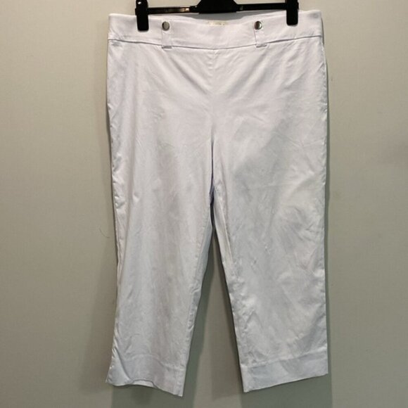 Laura plus white Straight Leg Pull-On Capris size 16 - Picture 10 of 12